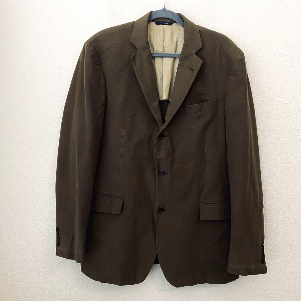 Brooks Brothers Sport Coat Jacket Blazers Mens Size 42L Brown - Picture 1 of 9
